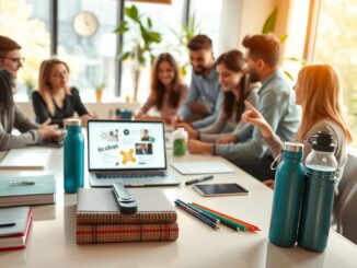 Sichtbarkeit von Anfang mit Werbeartikel für Startups